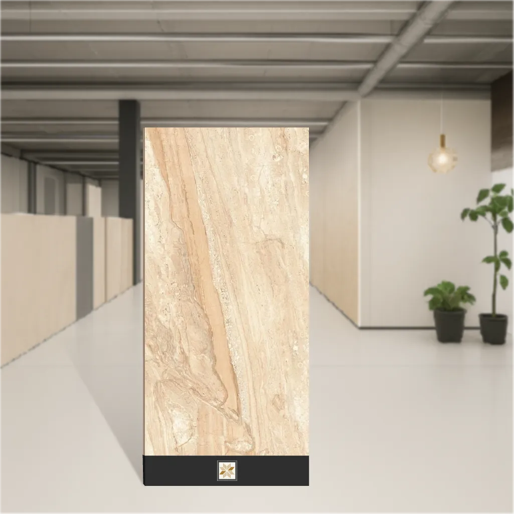 Dyna Crema Endless Matching Rectangular Tiles TL-9196 (4x2 feet | 9.5 mm)