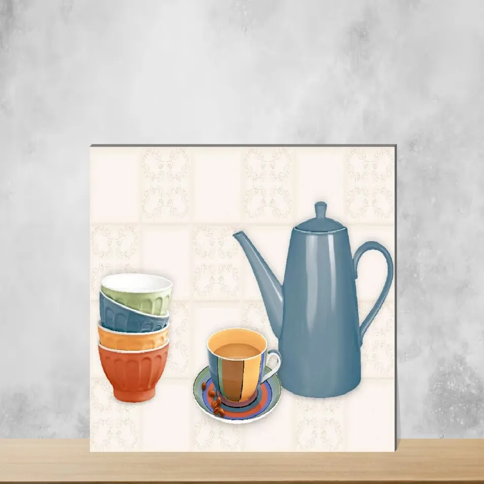 Ceramic Highlighter Tiles Glossy Rectangular Tiles TL-9249-C (18x12 inch | 8 mm)