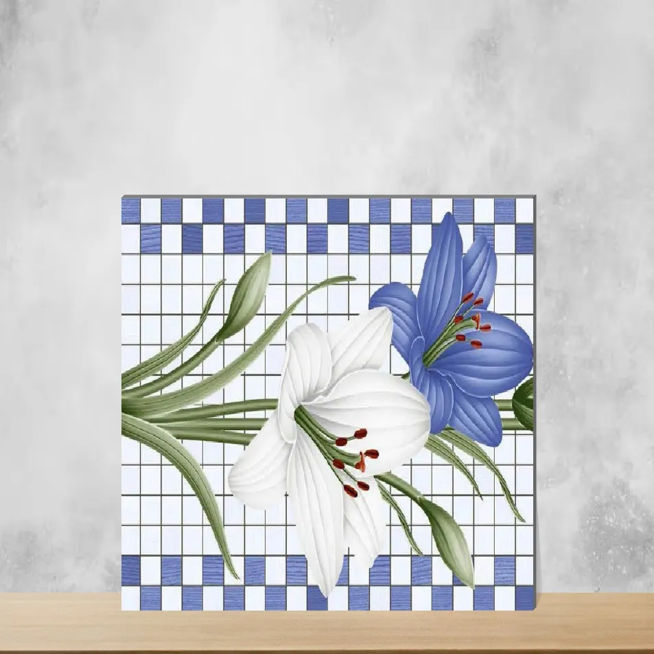 Ceramic Glossy Rectangular Tiles TL-9257-E (18x12 inch | 8 mm)