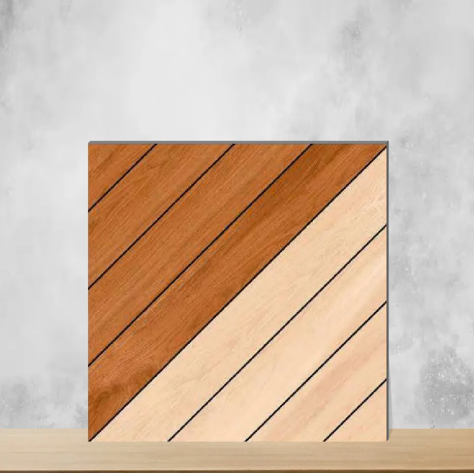 Porcelain Wooden Effect Matt Square Tiles TL-9263 (2x2 feet | 9 mm)
