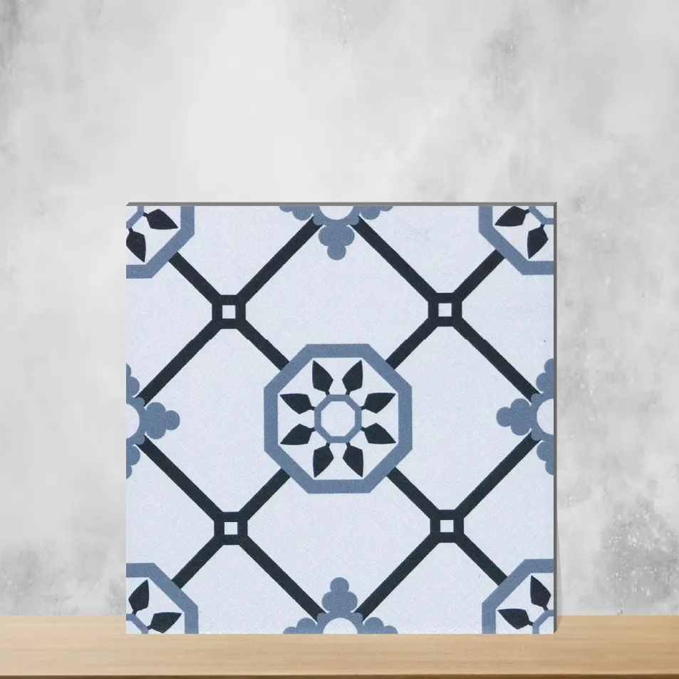Scooba Froid Blue Moroccans Matt Square Tiles TL-947-B (8x8 inch | 8 mm)