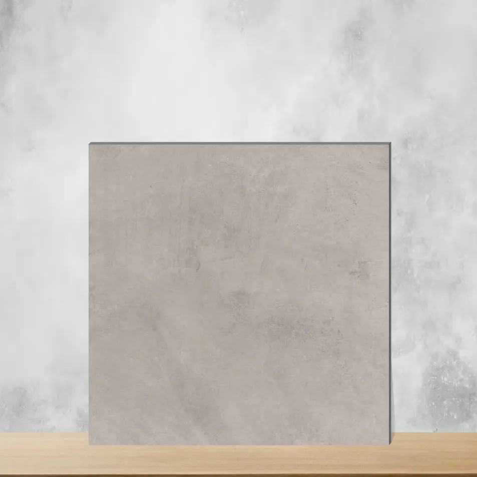 Vitrified Slate Park Crema Avorio Beige Cement Look Matt Square Tiles TL-1821-B (2x2 feet | 8.8 mm)