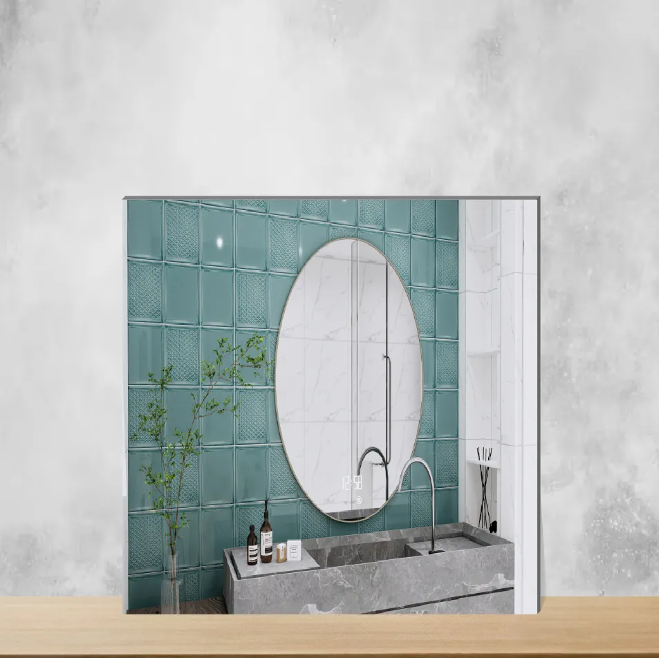 Ceramic Aqua Decore Glossy Square Tiles TL-2125-J (8x8 inch | 6 mm)