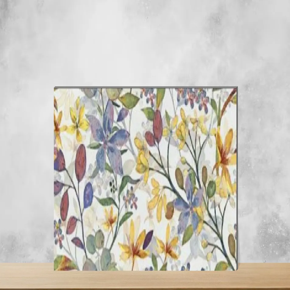 Ceramic Garden Bloom B Tropical Florals Matt Rectangular Tiles TL-9422-C (24x12 inch | 9 mm)