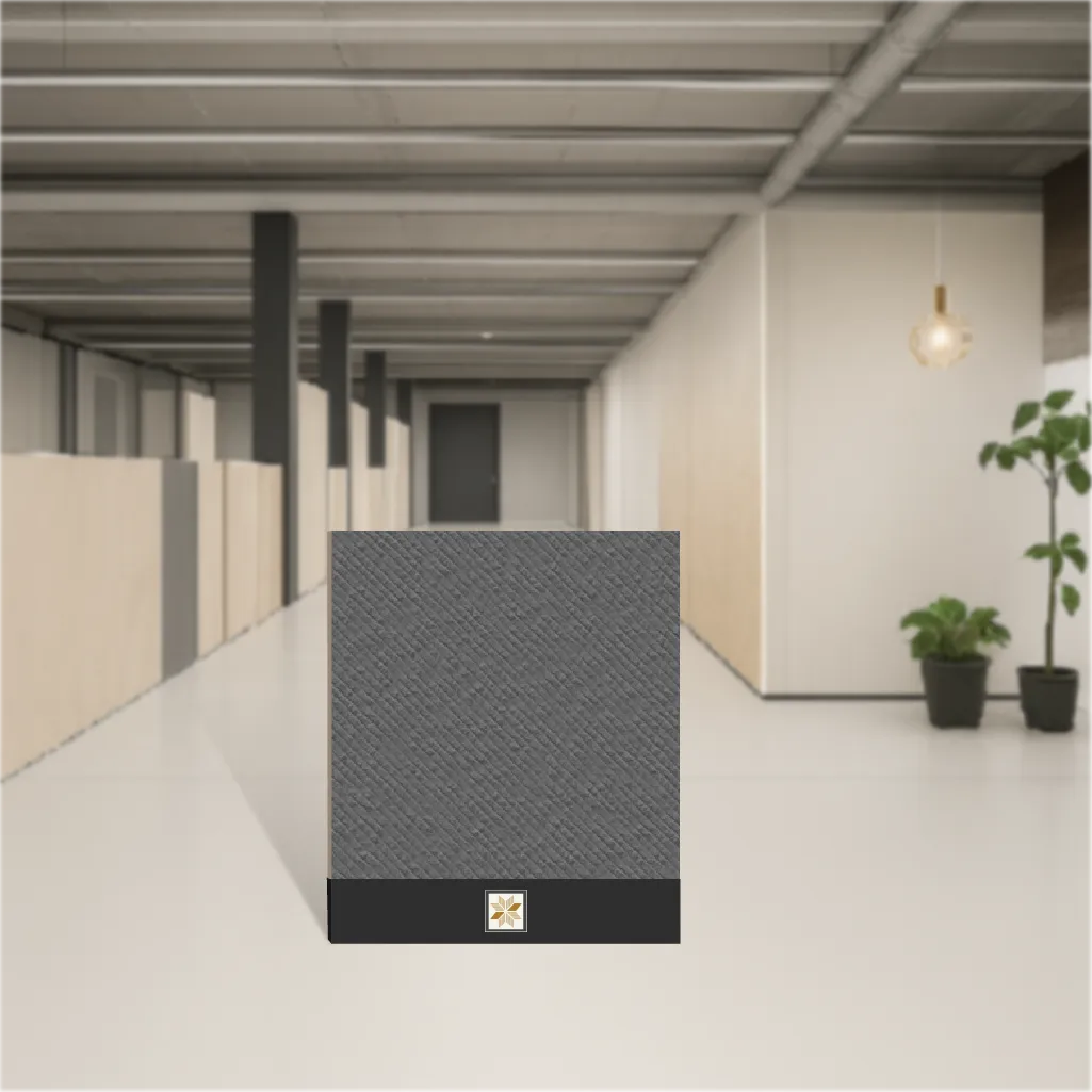 Vitrified Parella Charcoal Marbles & Stones Matt Square Tiles TL-9452-B (2x2 feet | 12 mm)