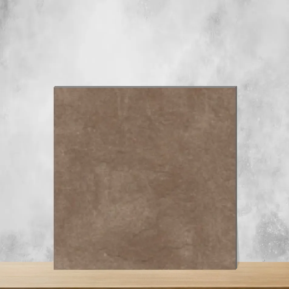 Vitrified Glitter Brown Marbles & Stones Matt Square Tiles TL-9160-D (16x16 inch | 12 mm)