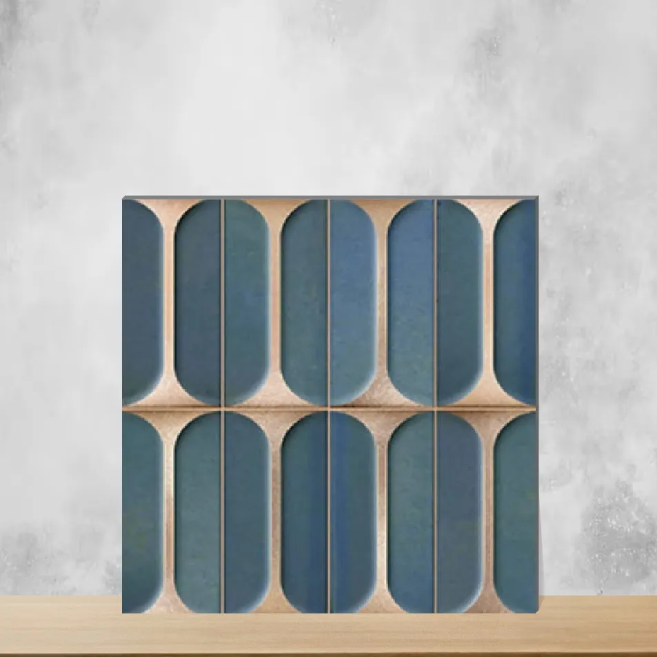 Ceramic Estilo Retro Capsule 1 Azulite Golden Matt Square Tiles TL-3051-B (12x12 inch | 9 mm)