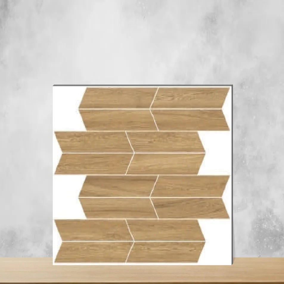 Vitrified Feelwood Honey Wooden Effect Matt Rectangular Tiles TL-9514-D (18x3 inch | 9 mm)