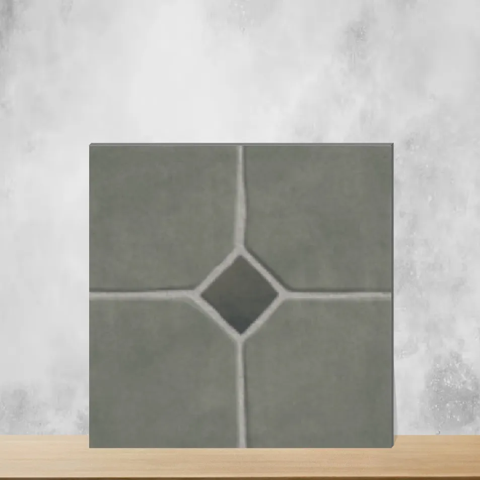 Vitrified Soapstone Olive Marbles & Stones Matt Square Tiles TL-9520 (16x16 inch | 12 mm)