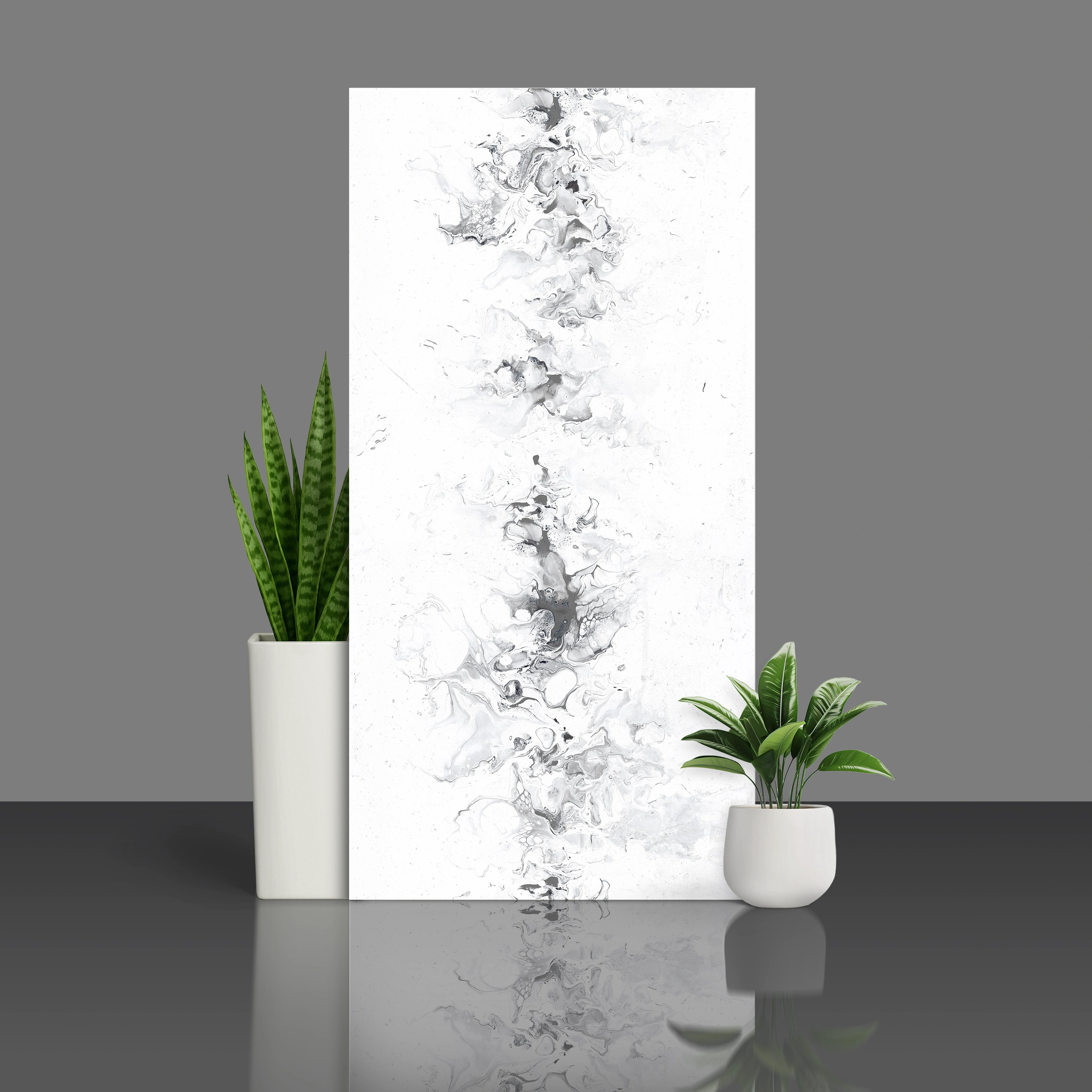 Vitrified Marblis Blizzard Shine Endless Matching Glossy Rectangular Tiles TL-963-B (4x2 feet | 9 mm)