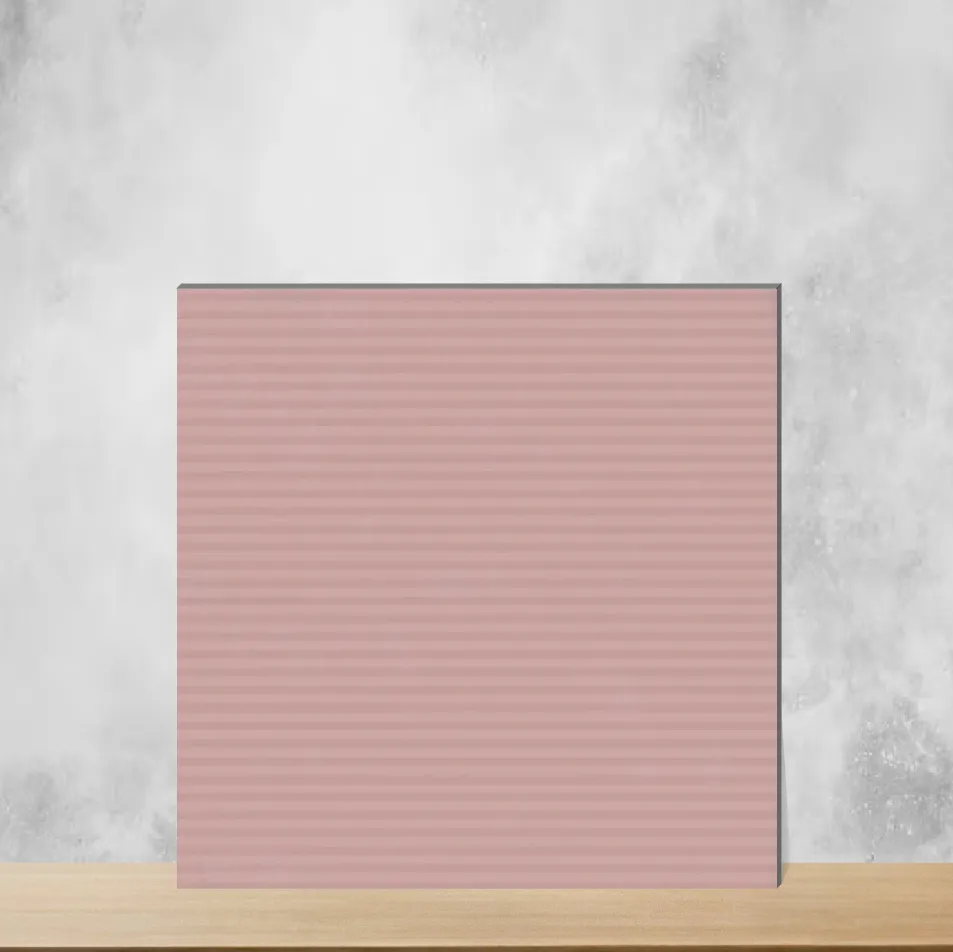 Ceramic Pink Hue Punch Textures Matt Rectangular Tiles TL-9682 (24x12 inch | 9 mm)