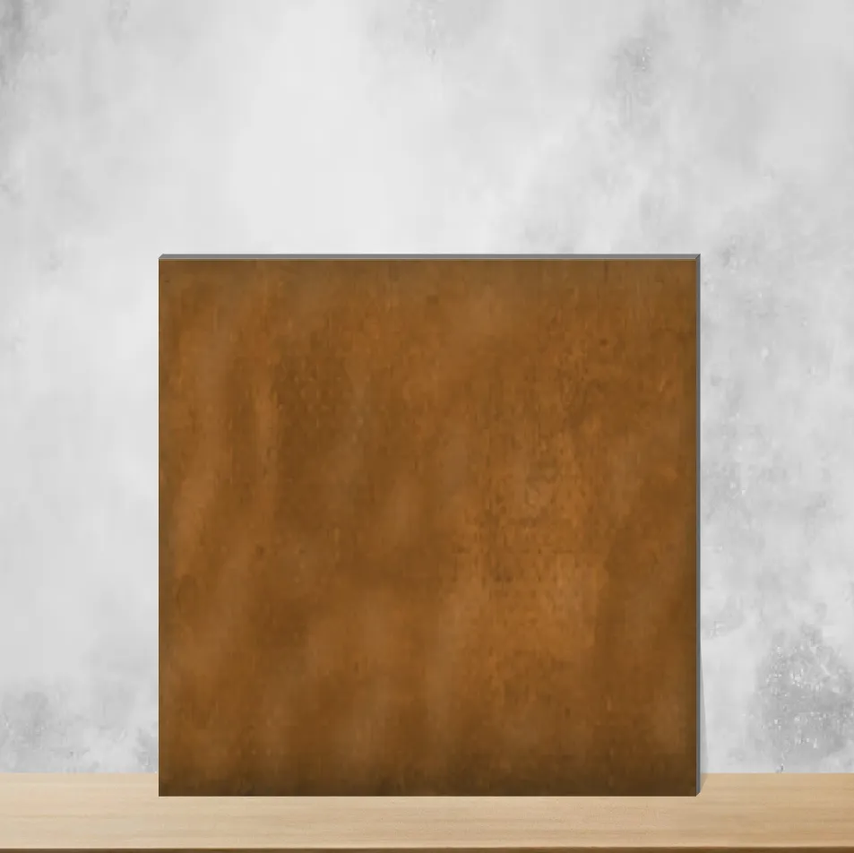 Ceramic Mood Copper Geometric & Abstracts Glossy Rectangular Tiles TL-9740-B (24x12 inch | 8 mm)