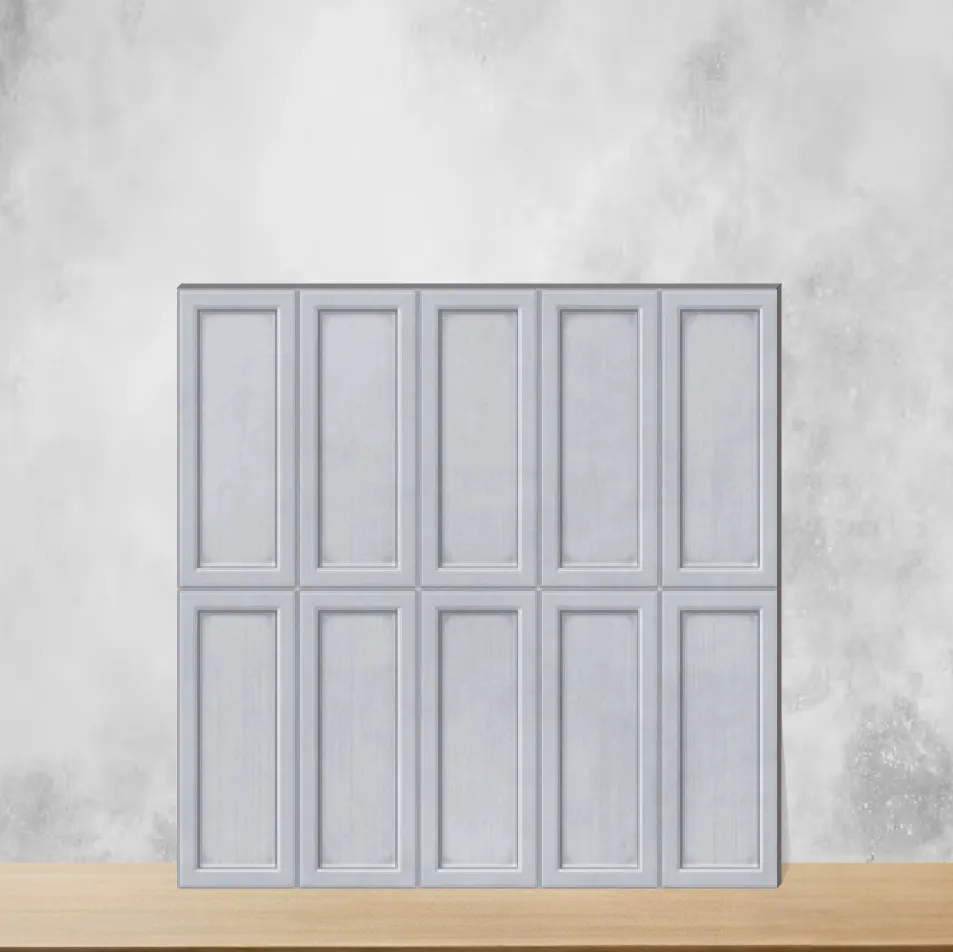 Ceramic Grey Blend Glossy Square Tiles TL-9886-F (12x12 inch | 9 mm)