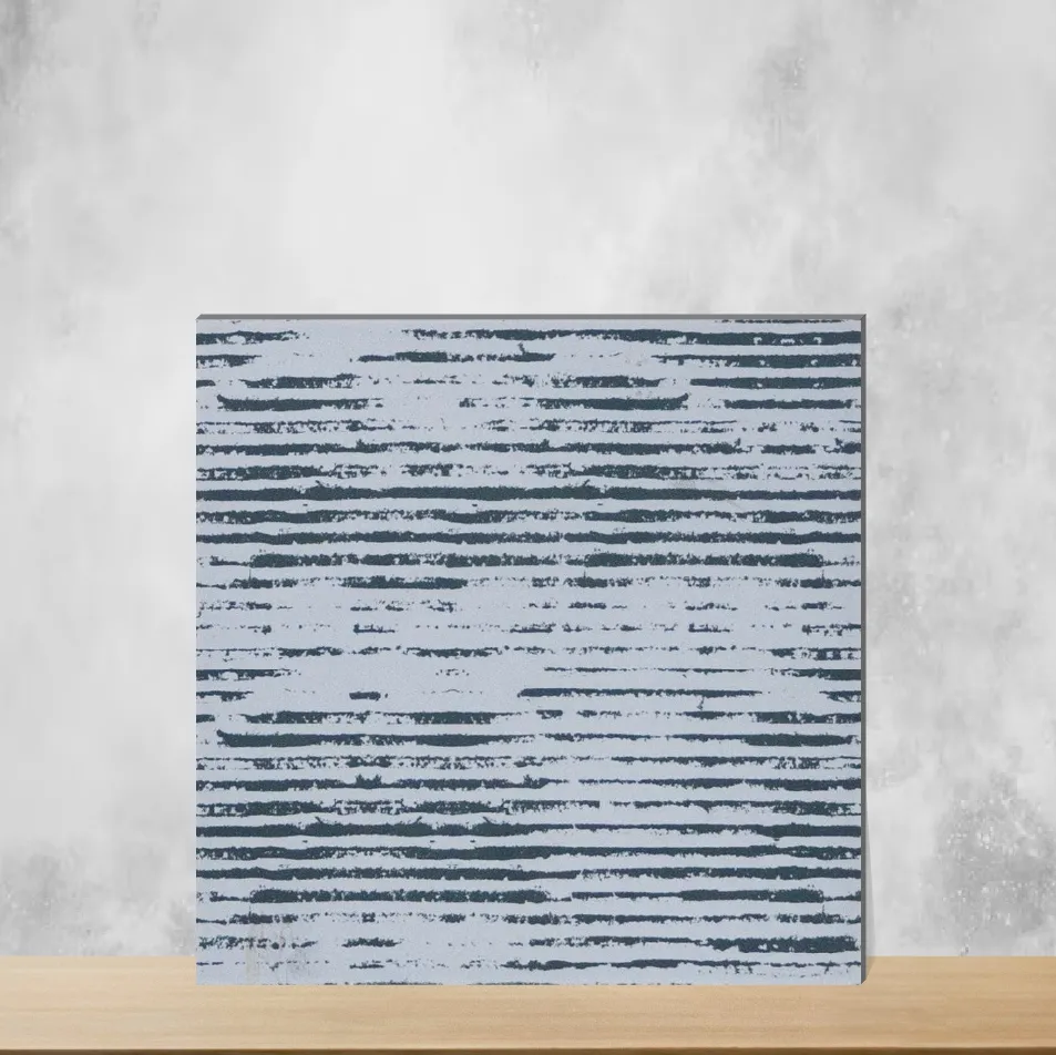 Zahara Linea White Moroccans Matt Square Tiles TL-1133-E (8x8 inch | 8 mm)