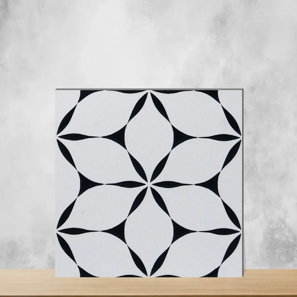 Ceramic Marrakech Eclipse Petal Moroccans Matt Square Tiles TL-9917 (12x12 inch | 9 mm)