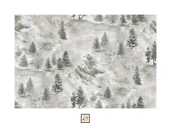 Grey Nature Wallpaper (533.4 inches width) : WP-25214-D