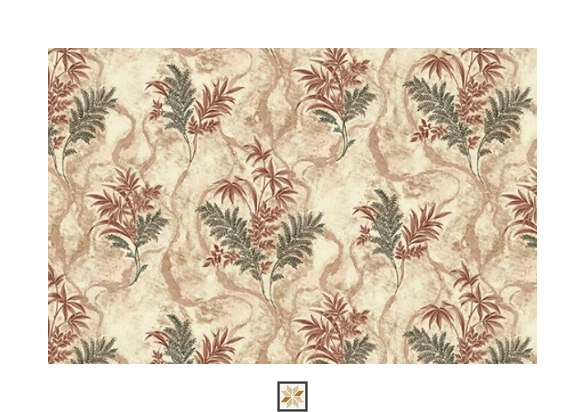 Red Flower Wallpaper (533.4 inches width) : WP-25243-E