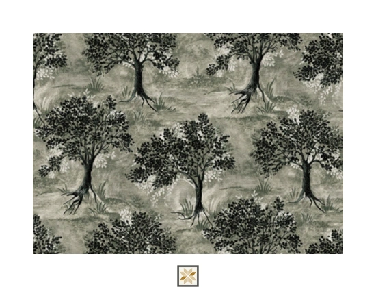 Grey Tropical Wallpaper (533.4 inches width) : WP-25229-E