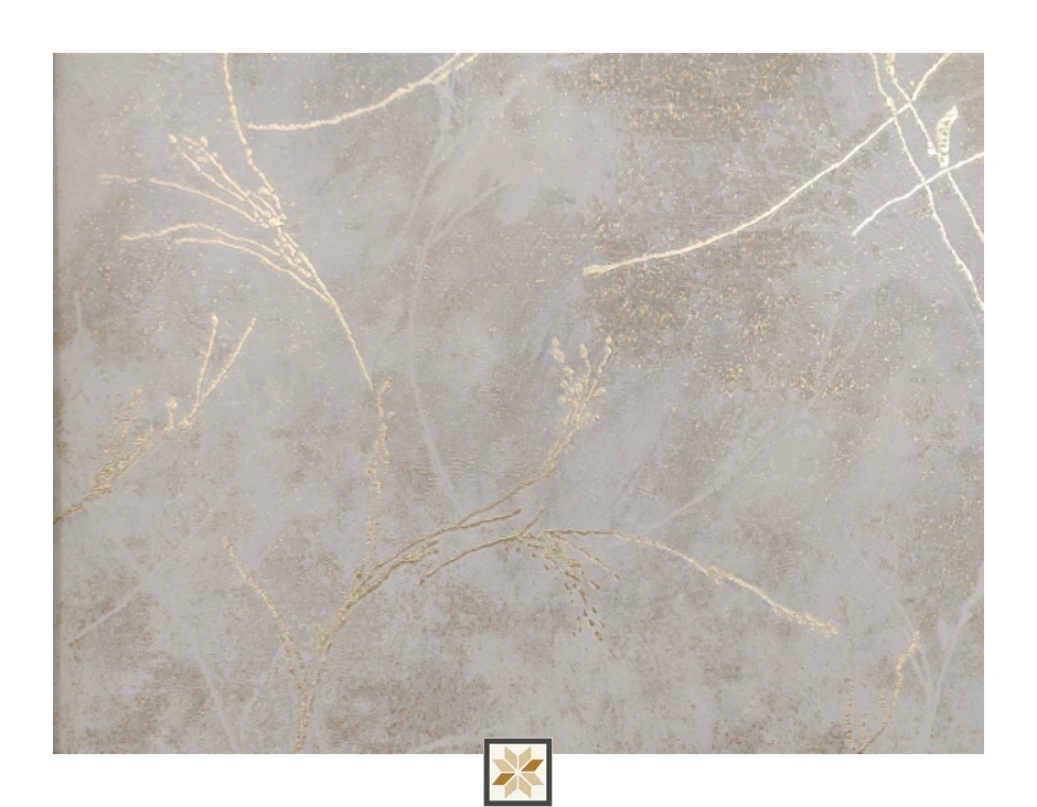 Grey Textured Non Woven Wallpaper (533.4 inches width) : WP-25315