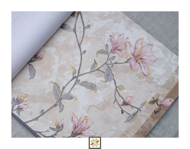 Cream Flower Wallpaper (533.4 inches width) : WP-25408-E