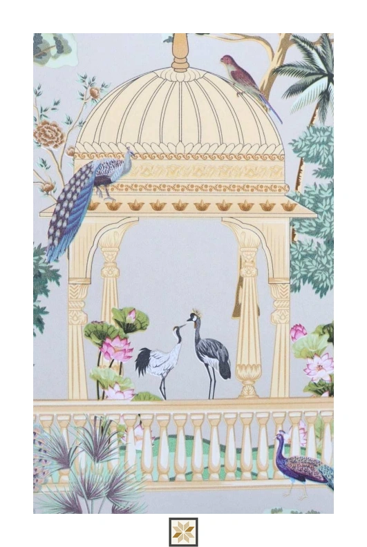 Multi Colour Flower Wallpaper (533.4 inches width) : WP-25342-C