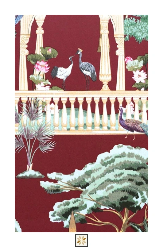 Multi Colour Flower Wallpaper (533.4 inches width) : WP-25342-B