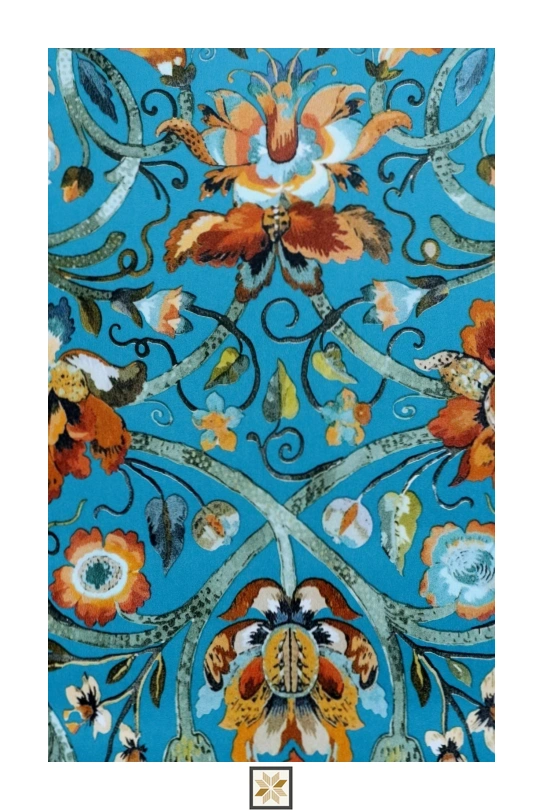 Multi Colour Flower Wallpaper (533.4 inches width) : WP-25386-E