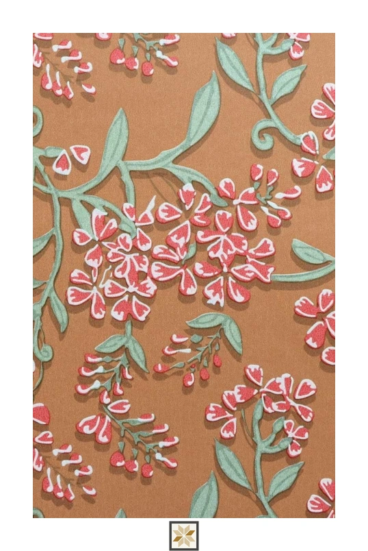 Multi Colour Flower Wallpaper (533.4 inches width) : WP-25378-C