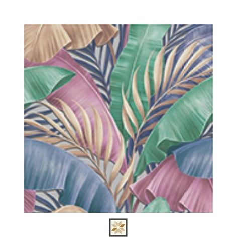 Multi Colour Flower Wallpaper (533.4 inches width) : WP-25547-F