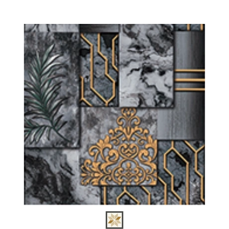 Grey Pattern Wallpaper (533.4 inches width) : WP-25542-F