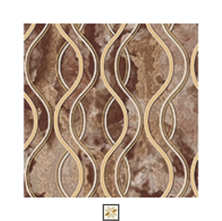 Brown Pattern Wallpaper (533.4 inches width) : WP-25560-D