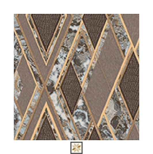 Brown Shapes Wallpaper (533.4 inches width) : WP-25566-D