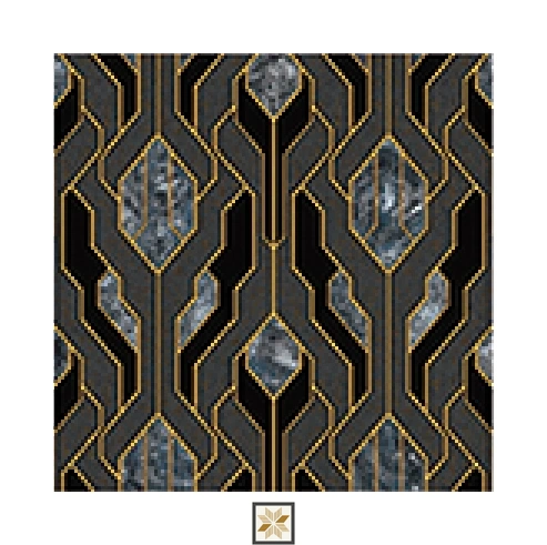 Grey Pattern Wallpaper (533.4 inches width) : WP-25567-F