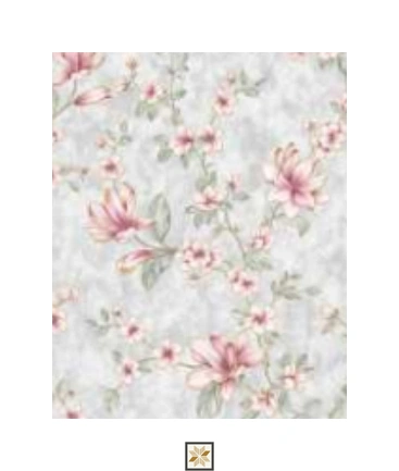 Grey Flower Wallpaper (533 inches width) : WP-25572
