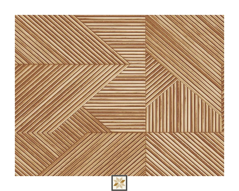 Brown Pattern Wallpaper (533.4 inches width) : WP-25685-B