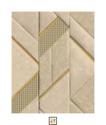 Cream Pattern Wallpaper (533 inches width) : WP-25667