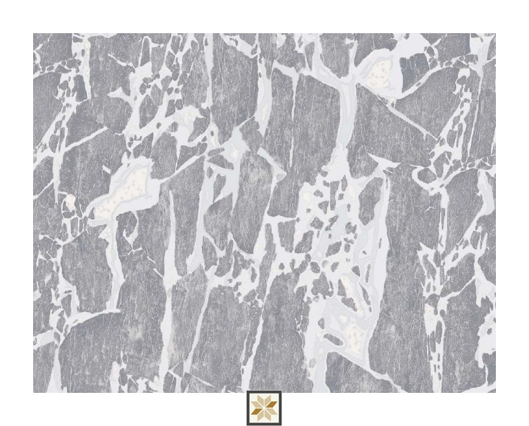 Grey Pattern Wallpaper (533.4 inches width) : WP-25696-B