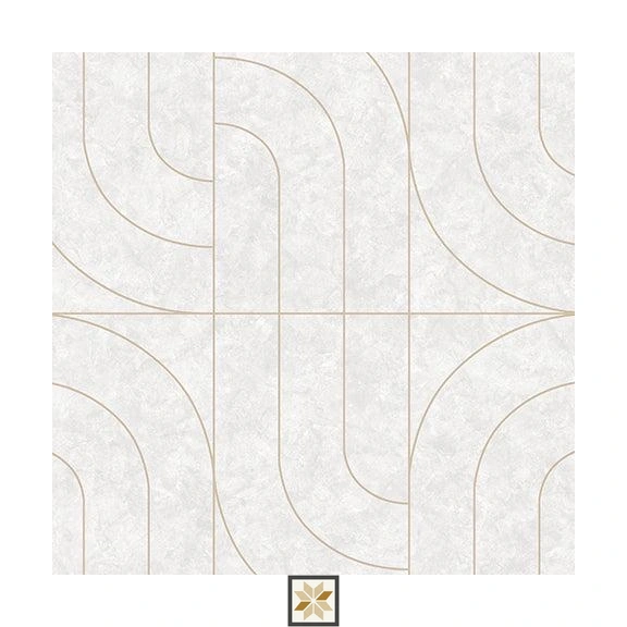 Grey Shapes PVC(Vinyl) Wallpaper (1059 inches width) : WP-25702