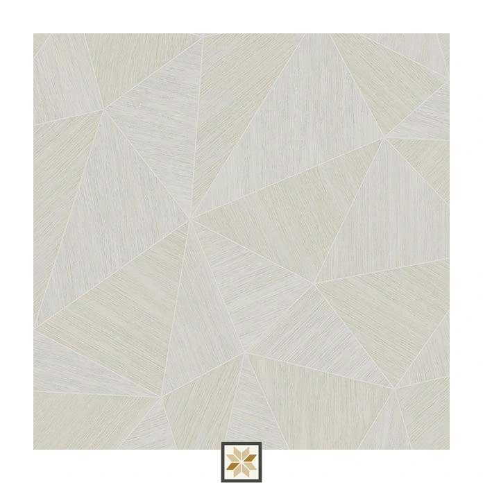 Grey Shapes PVC(Vinyl) Wallpaper (530 inches width) : WP-25794-D