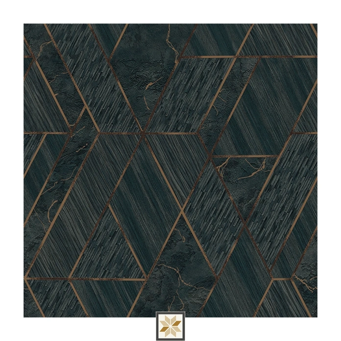 Grey Shapes PVC(Vinyl) Wallpaper (530 inches width) : WP-25792-F