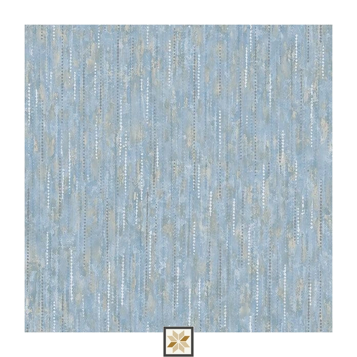 Blue Pattern PVC(Vinyl) Wallpaper (530 inches width) : WP-25753-B