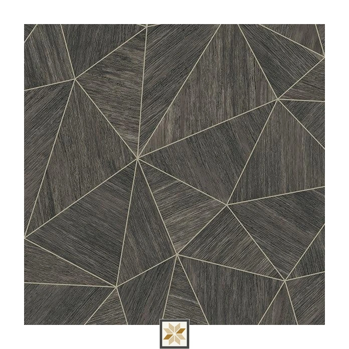 Grey Shapes PVC(Vinyl) Wallpaper (530 inches width) : WP-25794-E