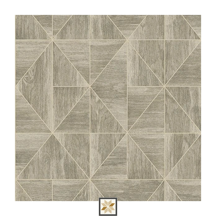 Beige Shapes PVC(Vinyl) Wallpaper (530 inches width) : WP-25788-B