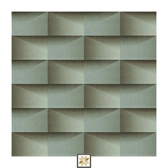 Grey Shapes PVC(Vinyl) Wallpaper (530 inches width) : WP-25798-E