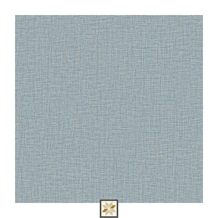 Blue Textured PVC(Vinyl) Wallpaper (528.3 inches width) : WP-25859-B