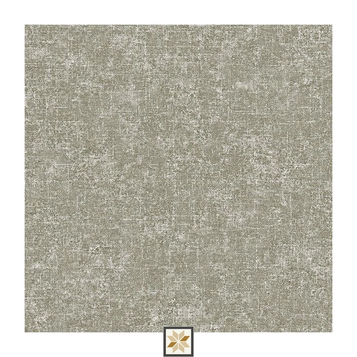 Grey Textured PVC(Vinyl) Wallpaper (528.3 inches width) : WP-25879-E