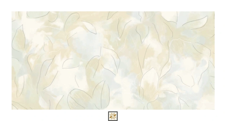 Cream Flower Wallpaper (533.4 inches width) : WP-26116-B