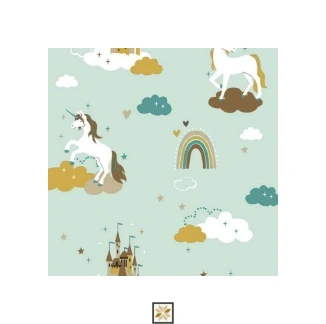 Grey Wildlife Non Woven Kids Dream Wallpaper (533.4 inches width) : WP-26668
