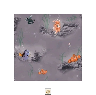 Grey Wildlife Non Woven Kids Dream Wallpaper (533.4 inches width) : WP-26693