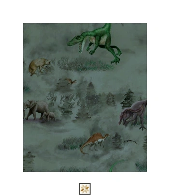 Black Wildlife Non Woven Kids Dream Wallpaper (533.4 inches width) : WP-26703